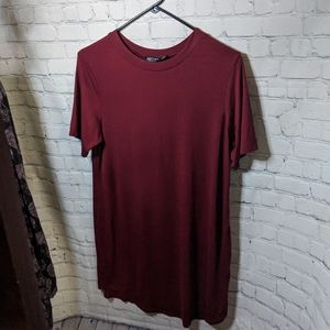Nasty Gal Rounded Hem T-shirt Dress Size 6